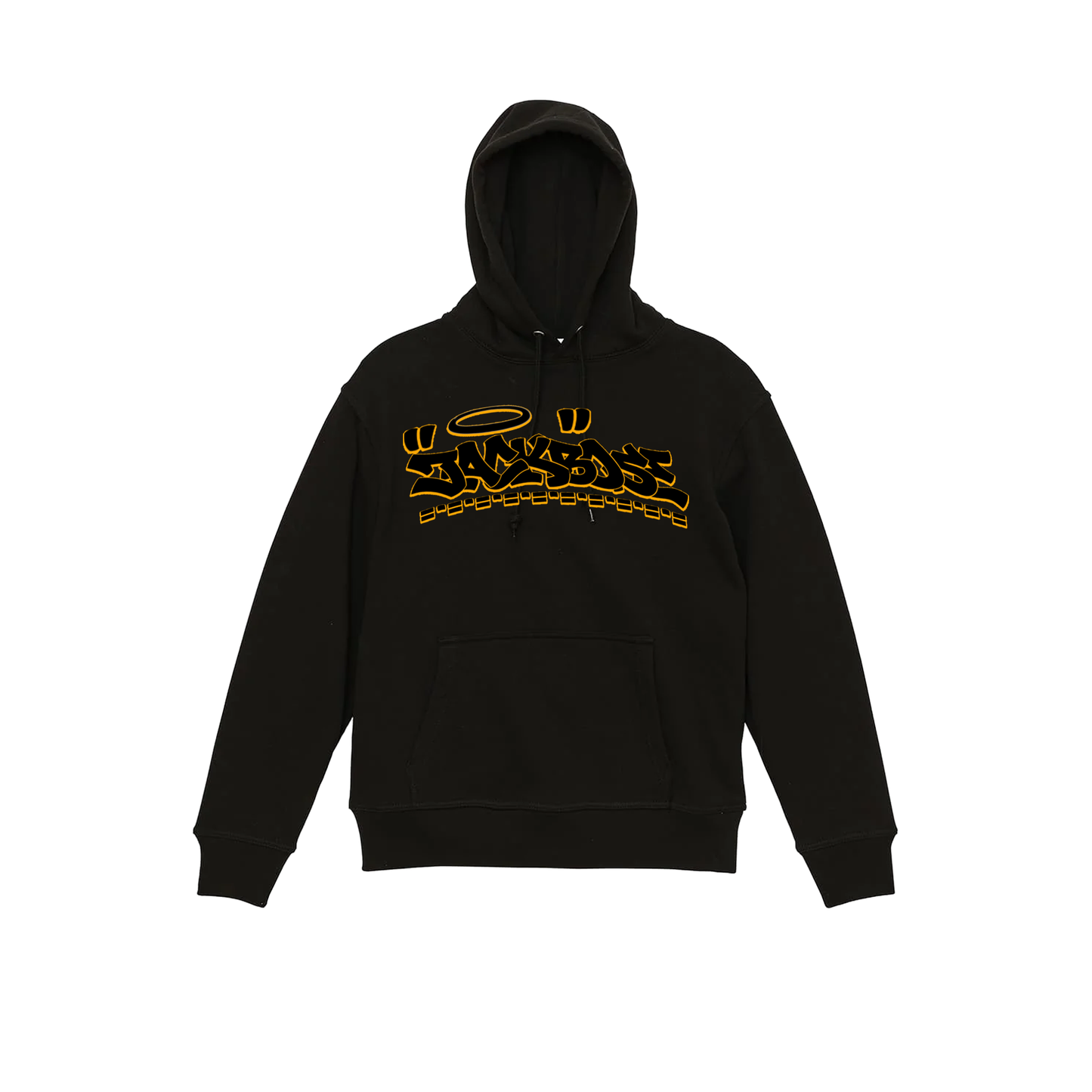 BLACK GRAFITY LOGO HOODIE